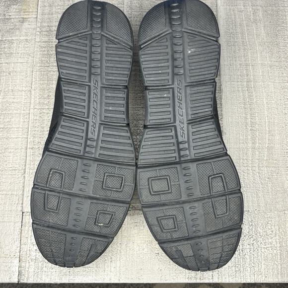 Skechers Men's Size 13 Equalizer 4.0 Persisting Walking Shoes Black Slip On - Picture 8 of 8